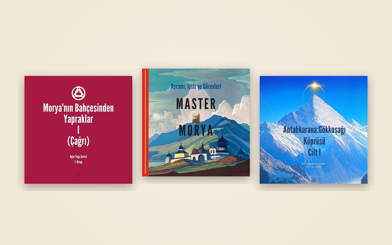 Işığın Mücevherleri yayınlarından kitap kapakları